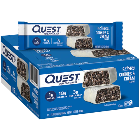 Quest Nutrition, Hero Protein bar, 12 bar - Ultimate Sup Singapore