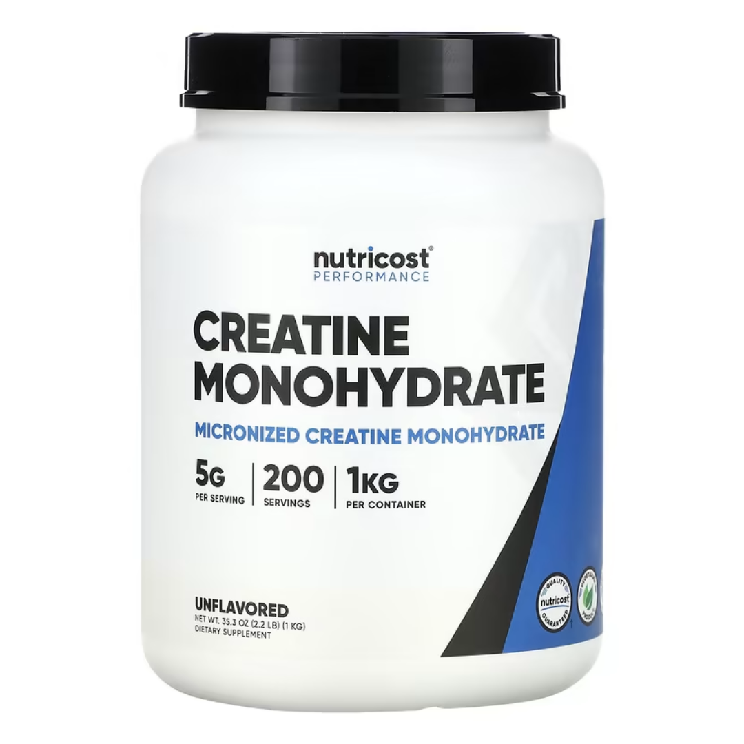 Nutricost, Performance, Creatine Monohydrate, Strength and Muscle Growth, Various Flavors, 1.1 lb (500 g) - Ultimate Sup Singapore