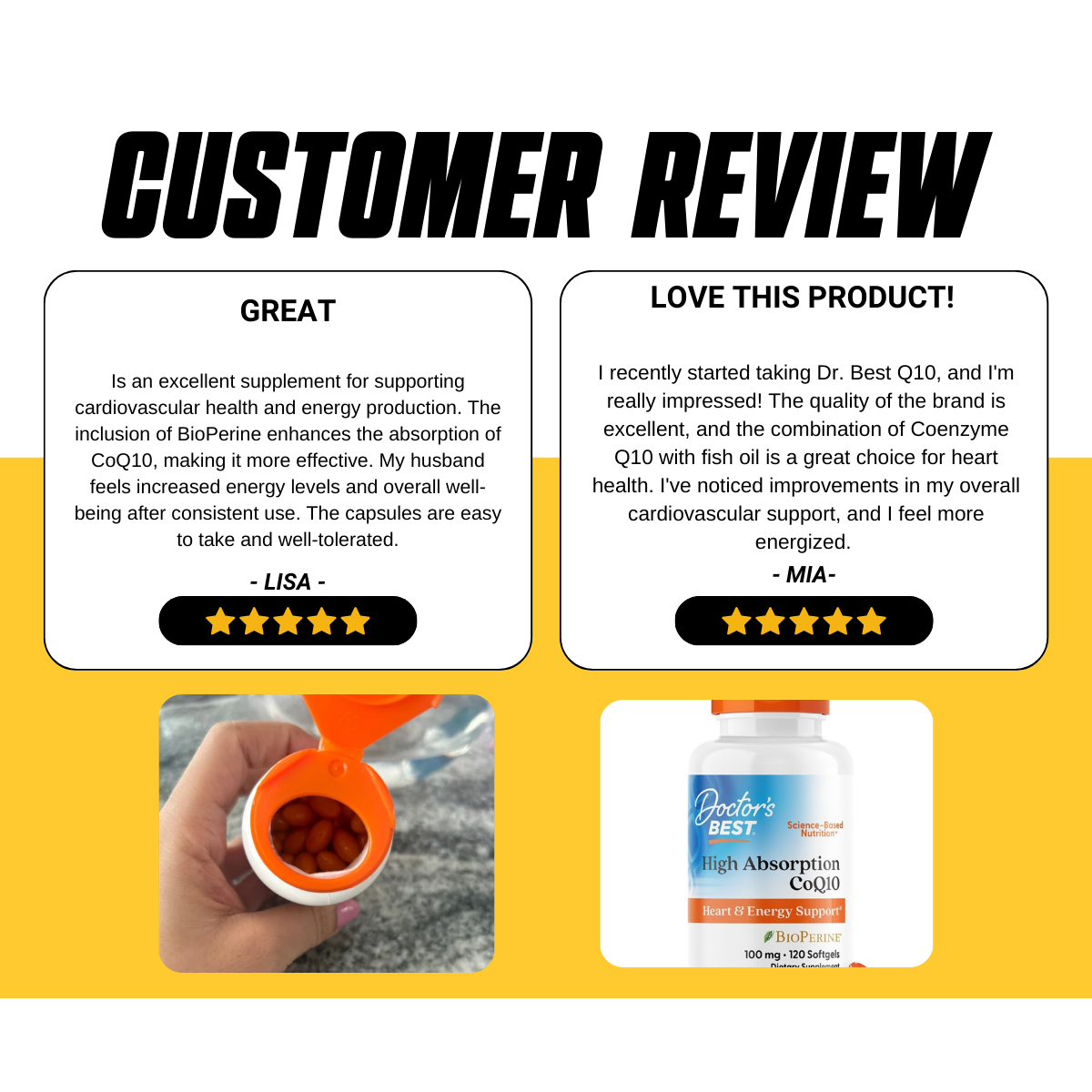 Doctor's Best, High Absorption CoQ10 With BioPerine, Support Heart & Energy, 90-360 Softgels - Ultimate Sup Singapore