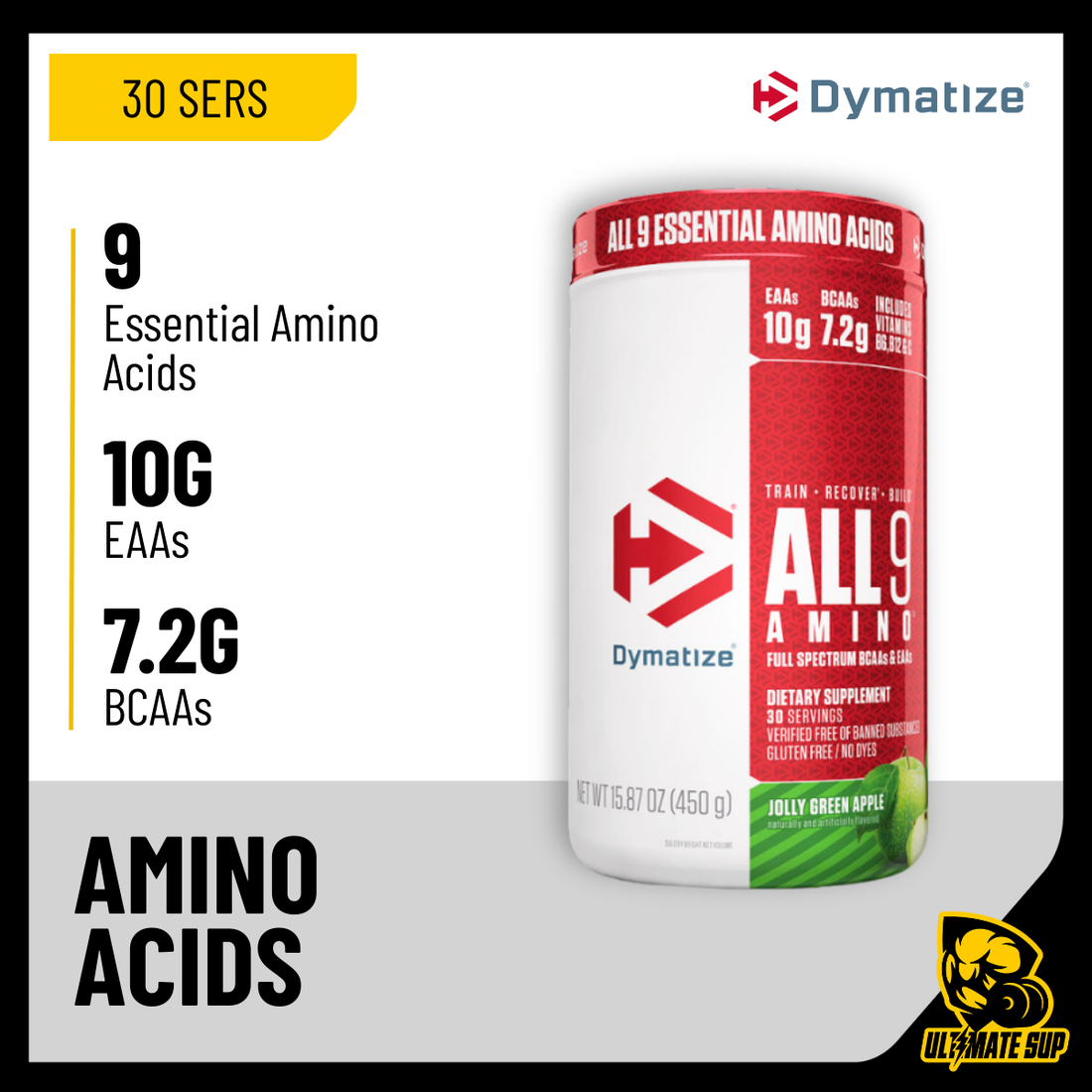 Dymatize Nutrition, ALL 9 AMINO, 30 Sers - Ultimate Sup Singapore