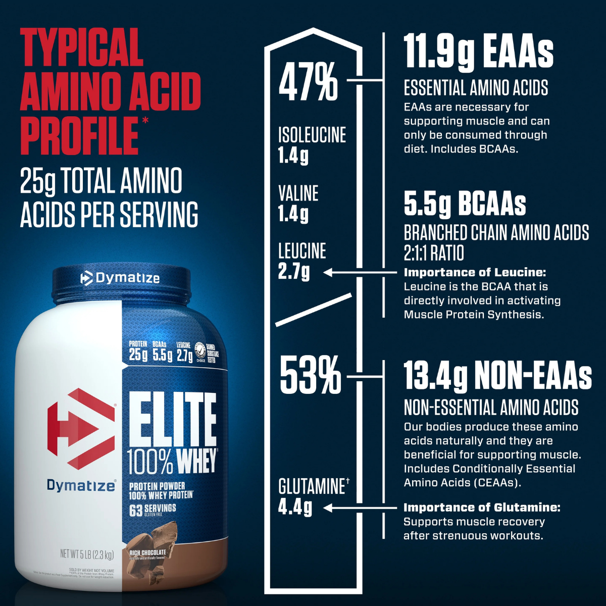 Dymatize Nutrition, Elite 100% Whey Protein Powder, 2-5lbs - Ultimate Sup Singapore