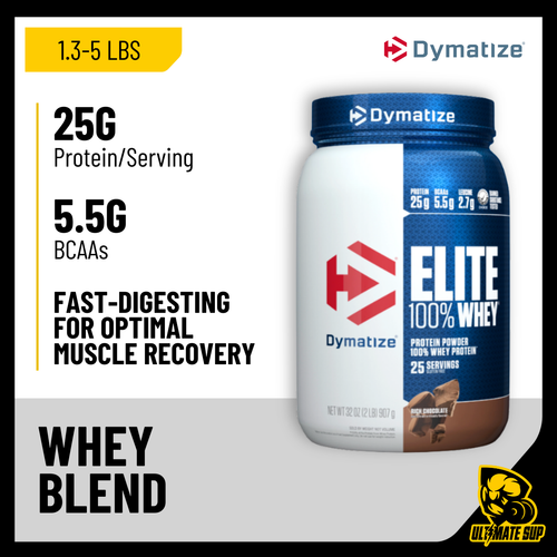 Dymatize Nutrition, Elite 100% Whey Protein Powder, 2-5lbs - Ultimate Sup Singapore