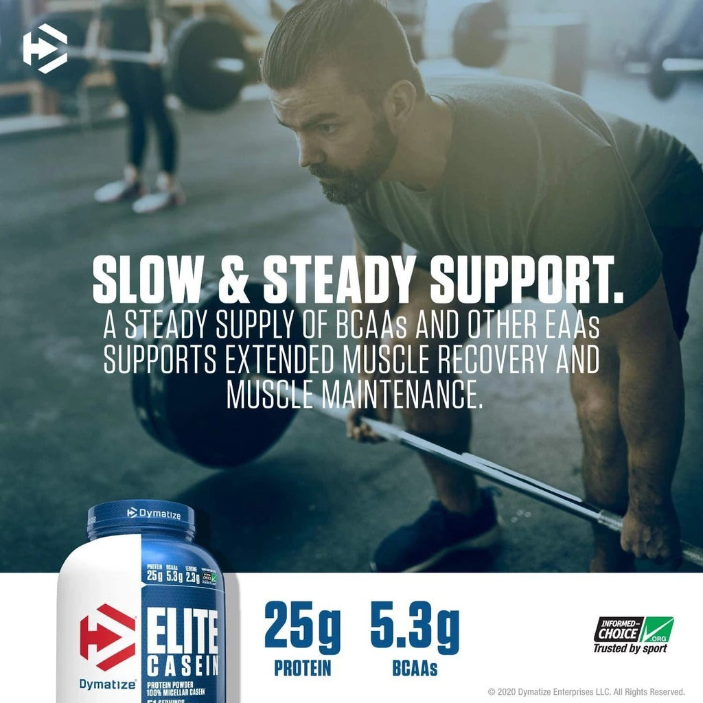 Dymatize Nutrition, Elite Casein, 2lbs EXP 01/10/2025 - Ultimate Sup Singapore