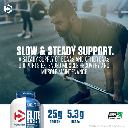 Dymatize Nutrition, Elite Casein, 2lbs EXP 01/10/2025 - Ultimate Sup Singapore