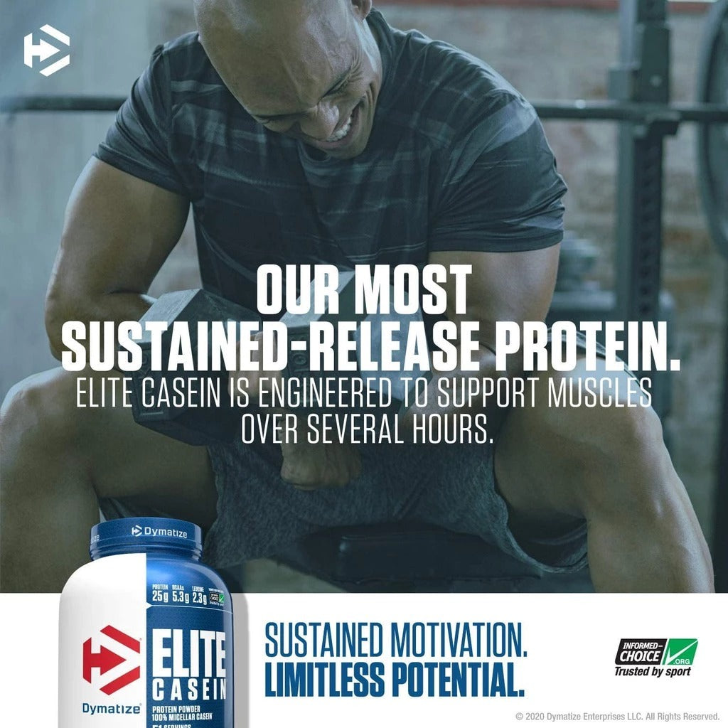 Dymatize Nutrition, Elite Casein, 2lbs EXP 01/10/2025 - Ultimate Sup Singapore