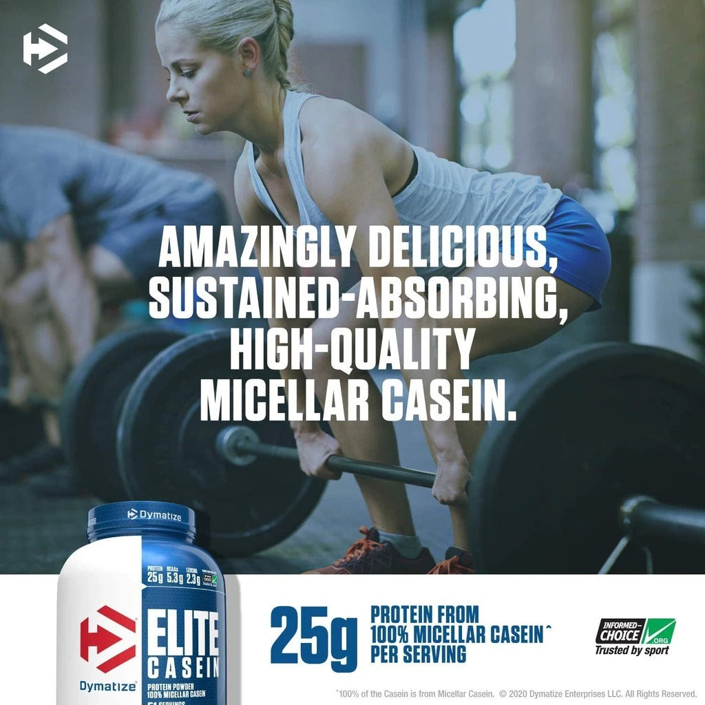Dymatize Nutrition, Elite Casein, 2lbs EXP 01/10/2025 - Ultimate Sup Singapore