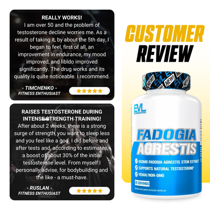 EVLution Nutrition, Fadogia Agrestis, Testosterone Booster, 600 mg, 30 Veggie Capsules - Ultimate Sup Singapore