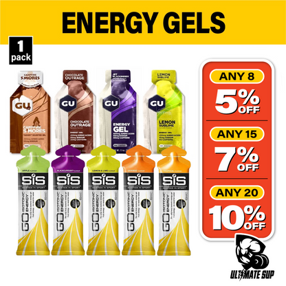 Energy Gels, GU Energy n SiS Gel, 1 Pack - Ultimate Sup Singapore