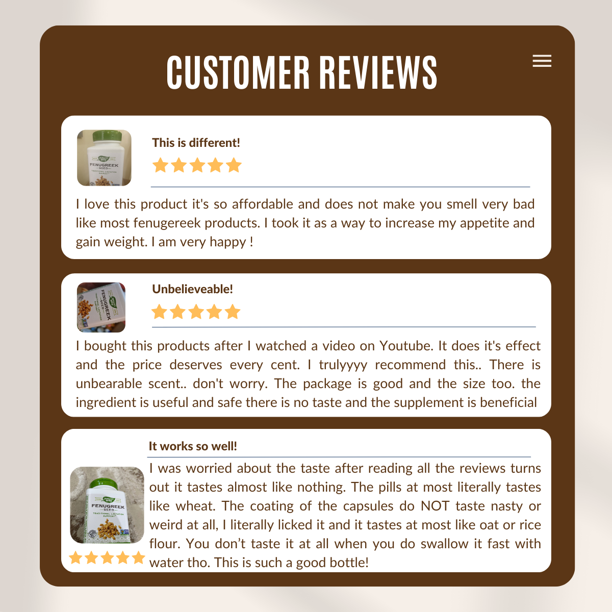 Nature's Way, Fenugreek Seed, 610 mg, 100-180 Vegan Capsules - Ultimate Sup Singapore