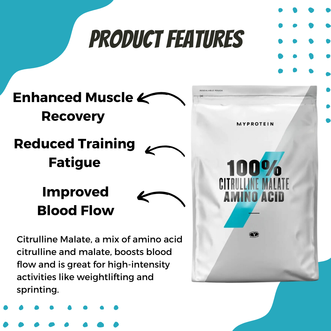 Myprotein 100% Citrulline Malate Powder, Amino Acid Supplement For High-Intensity Exercise, 250g - Ultimate Sup Singapore