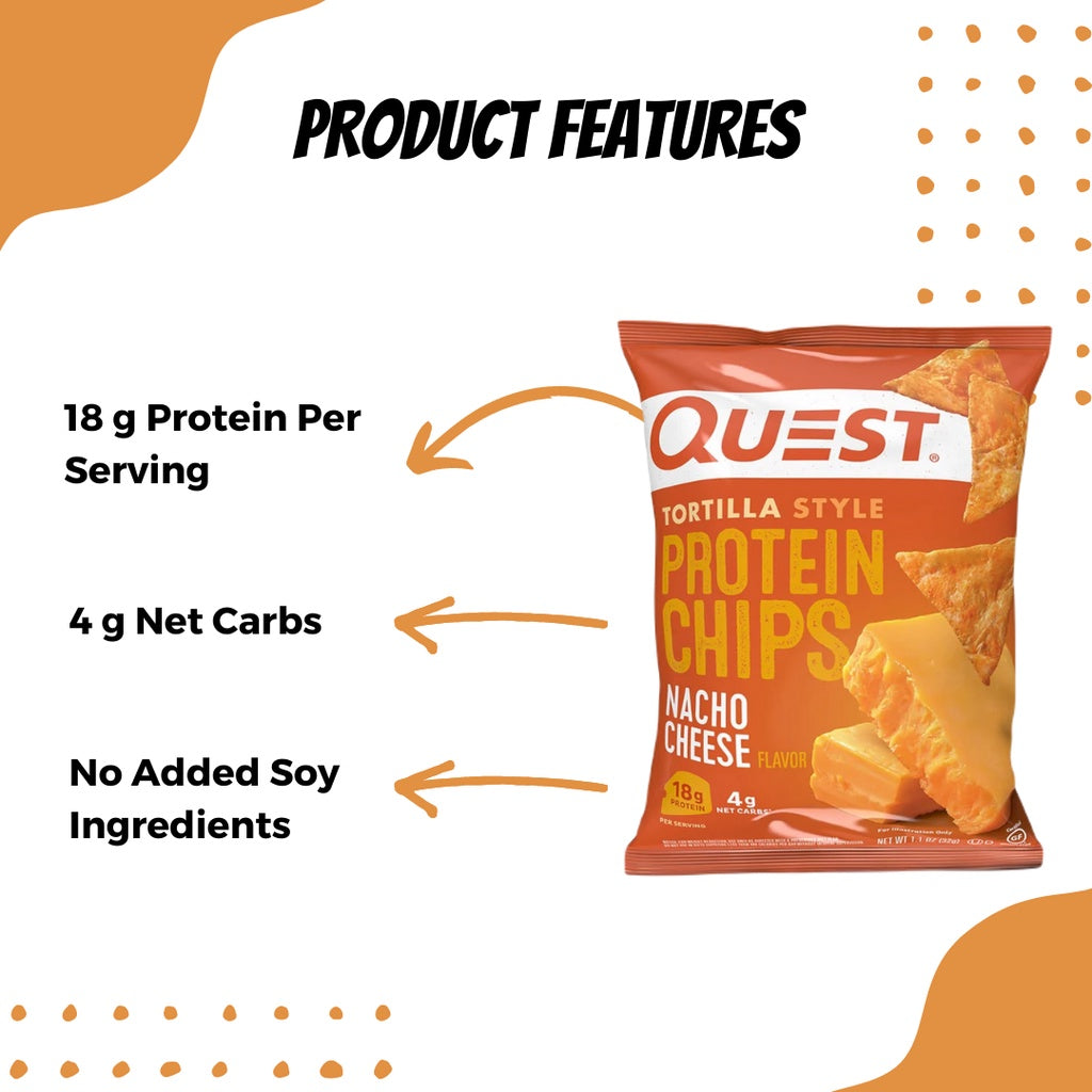 Quest Nutrition, Protein Chips, 3 Packs - 8 Packs, 32g Each - Ultimate Sup Singapore