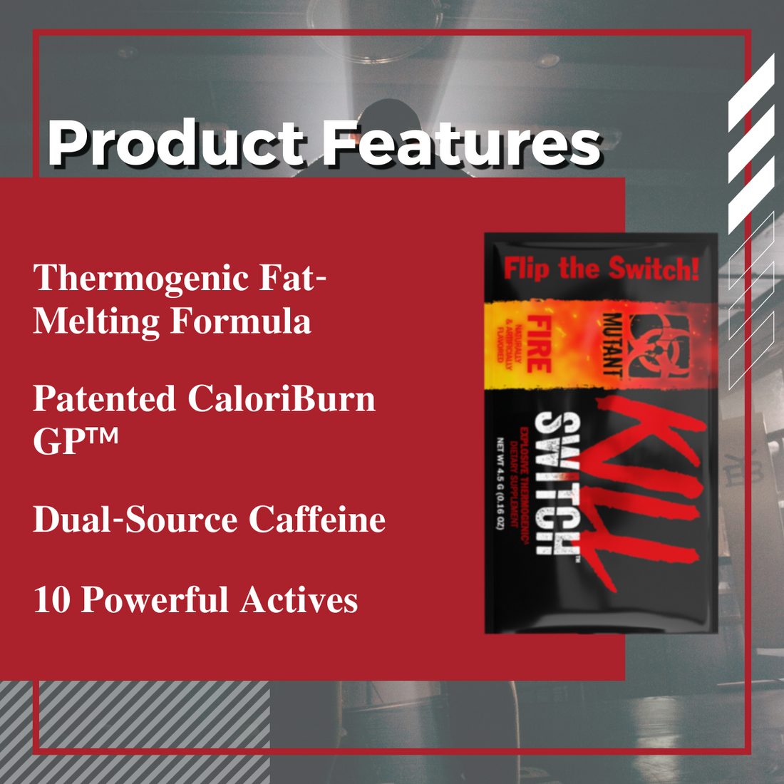 KILL SWITCH Ultra Thermo FIRE 4.5g Single Serve - Ultimate Sup Singapore