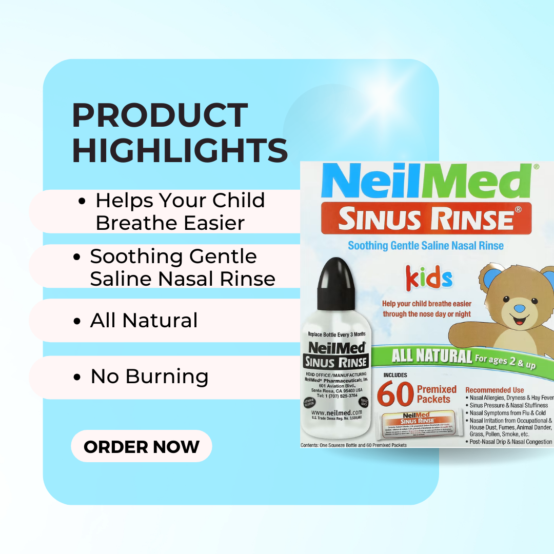 NeilMed, Kids, Sinus Rinse, Ages 2+, 60 Premixed Packets - Ultimate Sup Singapore