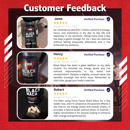 Force Factor Fundamentals Black Maca, 60 - 90 Capsules - Ultimate Sup Singapore