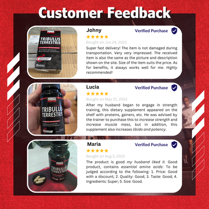 Force Factor, Tribulus Terrestris, Testosterone Booster, 60Caps - Ultimate Sup Singapore