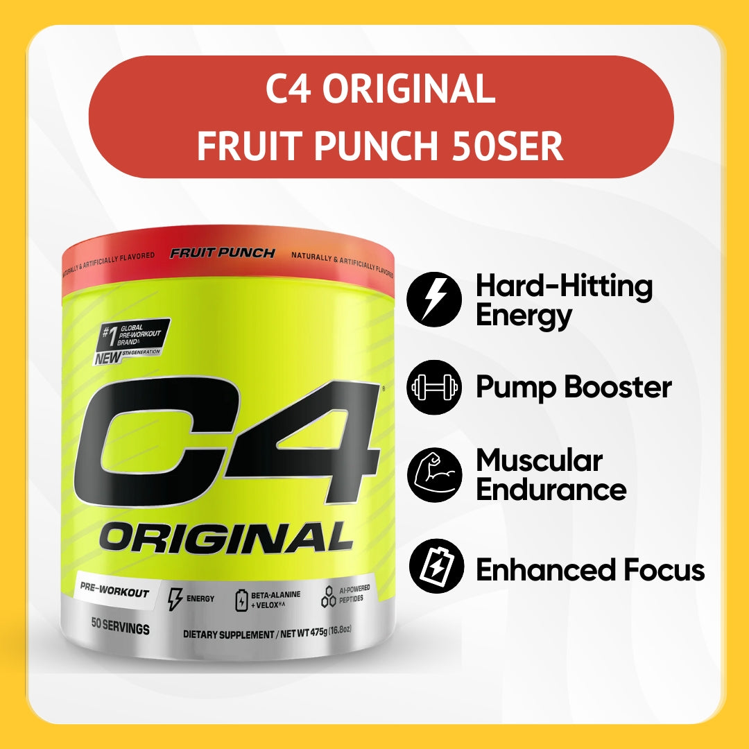 Cellucor, C4 Original Explosive Powder, 30-50 Sers