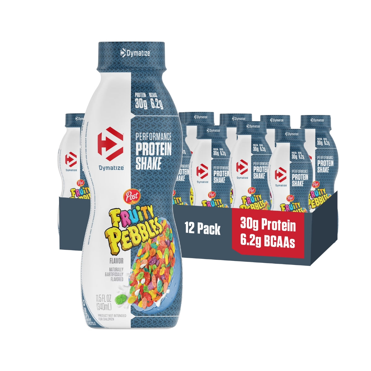 Dymatize, Performance Protein Shake, 6.2g BCAA for Muscle Recovery, No Added Sugar, Various Flavors, 3-12 pcs