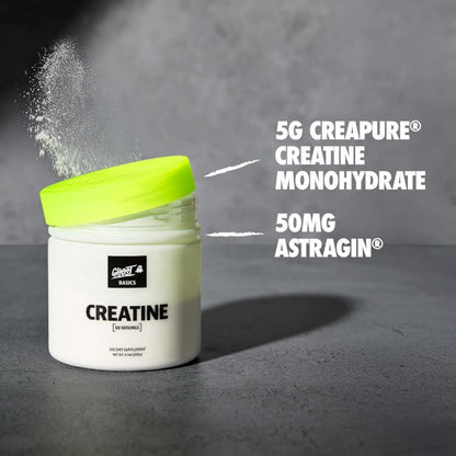 GHOST BASICS Creapure Creatine Monohydrate, AstraGin 50 servings - Ultimate Sup Singapore