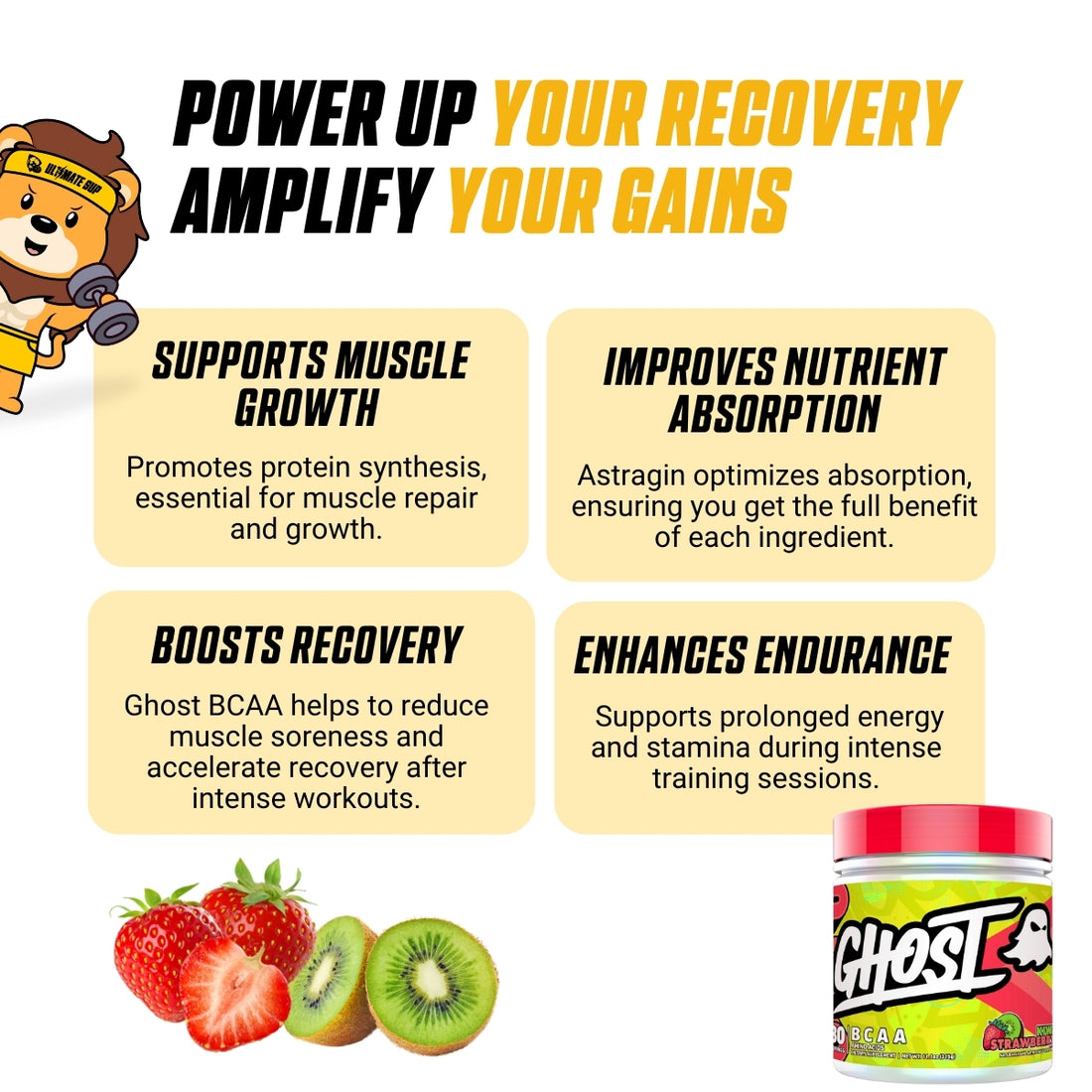 GHOST, BCAA Powder, 30 Sers - Ultimate Sup Singapore