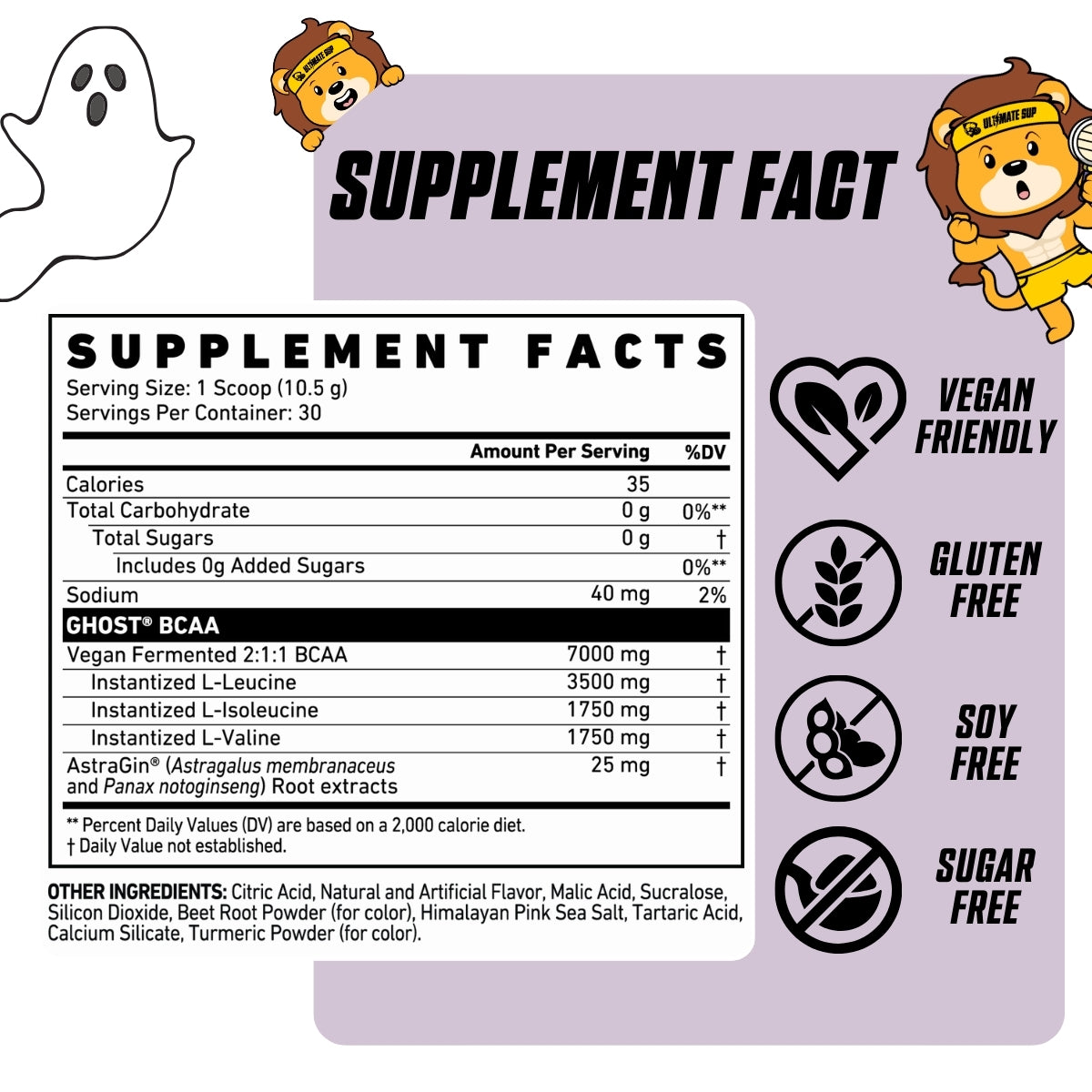 GHOST, BCAA Powder, 30 Sers - Ultimate Sup Singapore