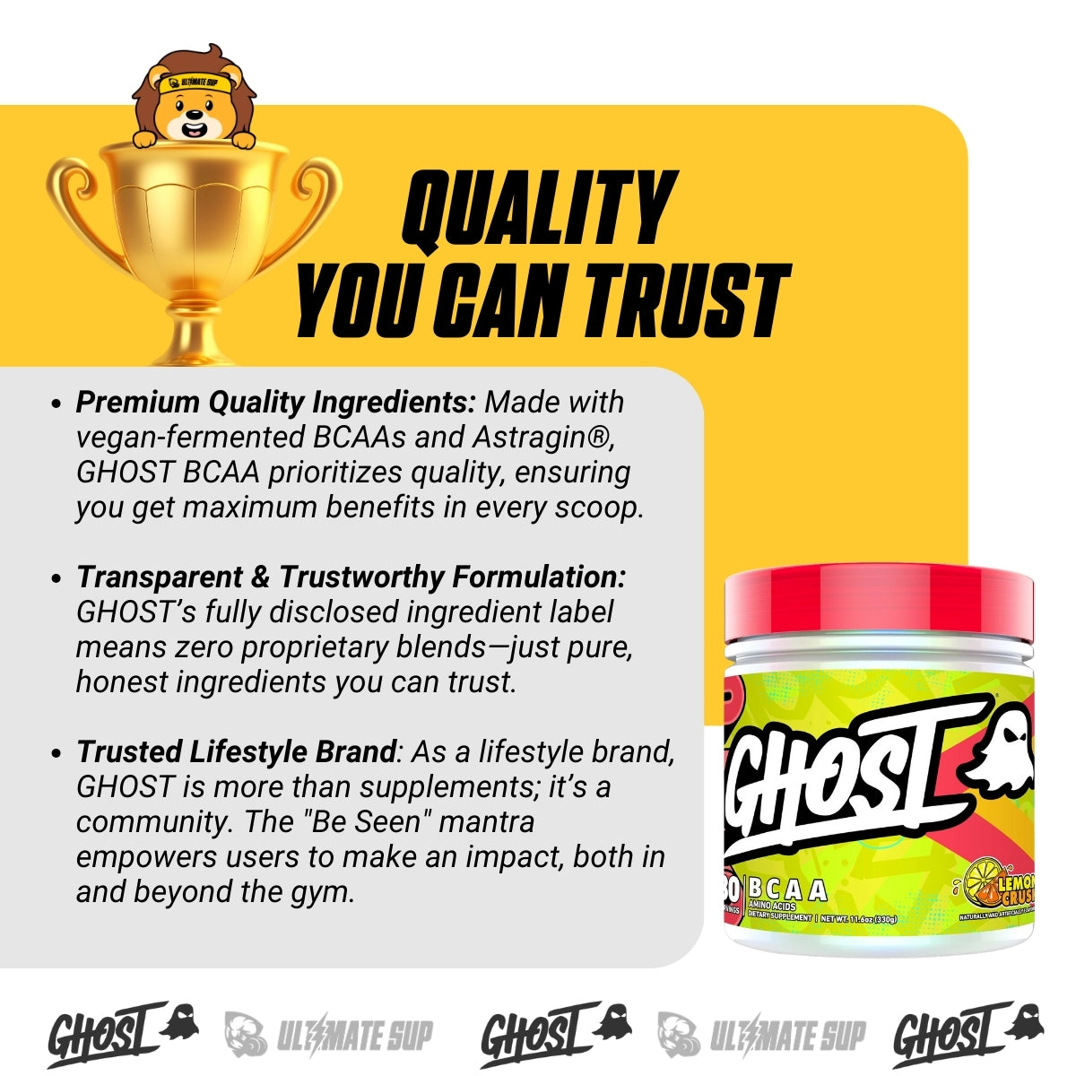 GHOST, BCAA Powder, 30 Sers - Ultimate Sup Singapore