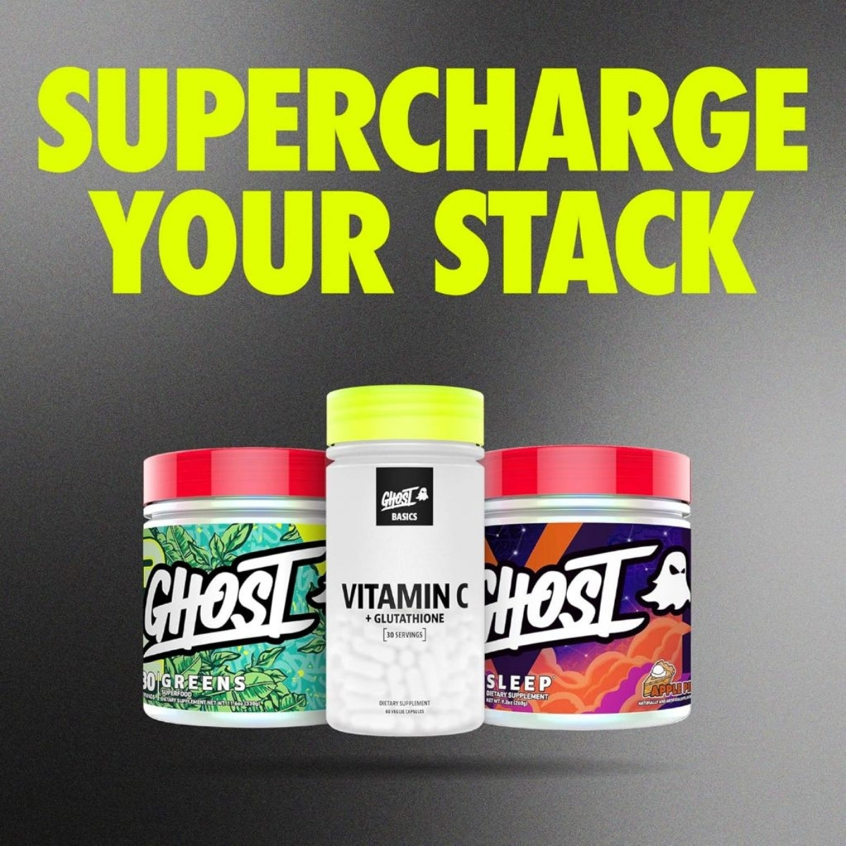 GHOST Basics Vitamin C + Glutathione, For Immune Health Support, Detox & Cleanse, 60 Veggie Capsules - Ultimate Sup Singapore