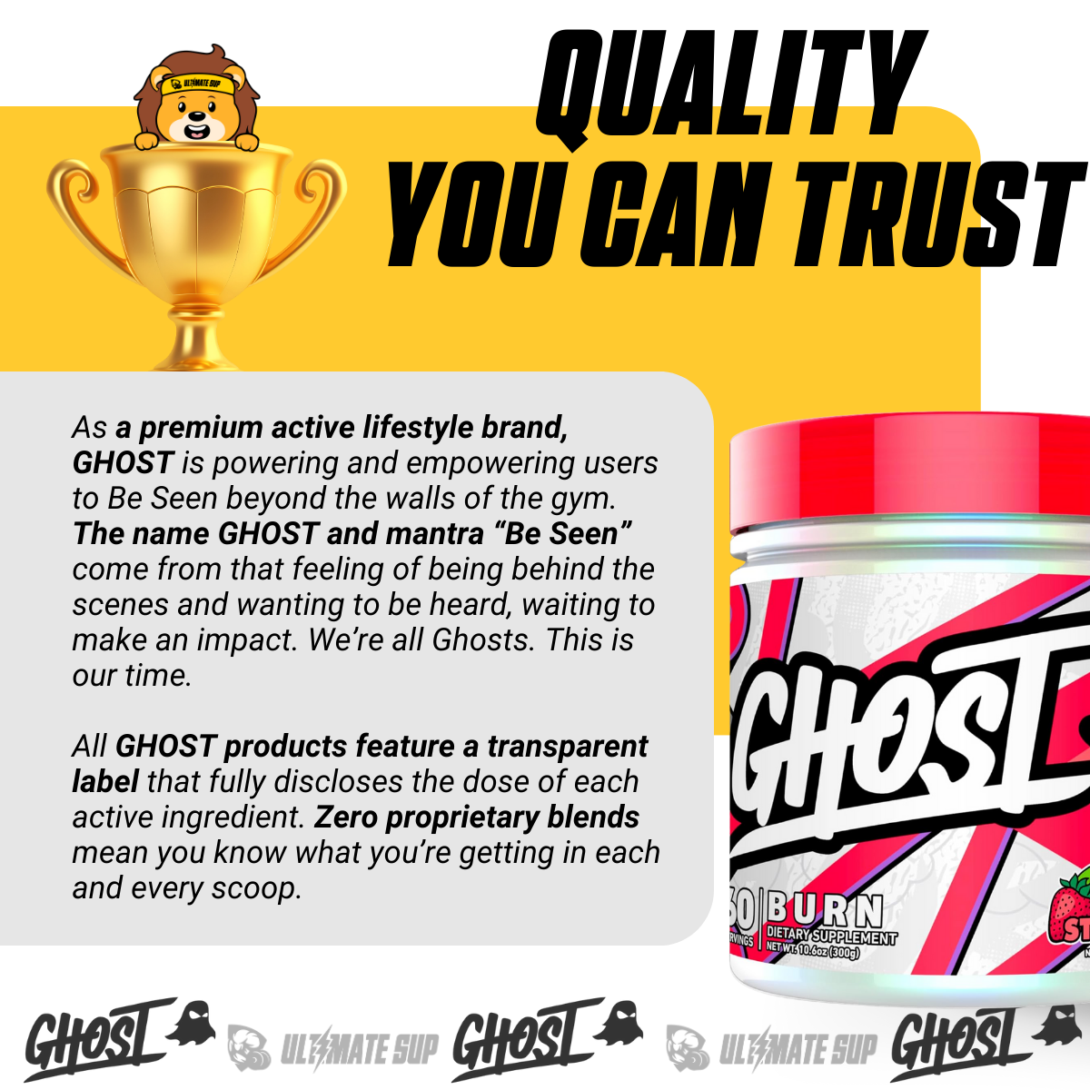 GHOST, Burn V3 Weight Management Powder, 60 Sers - Ultimate Sup Singapore