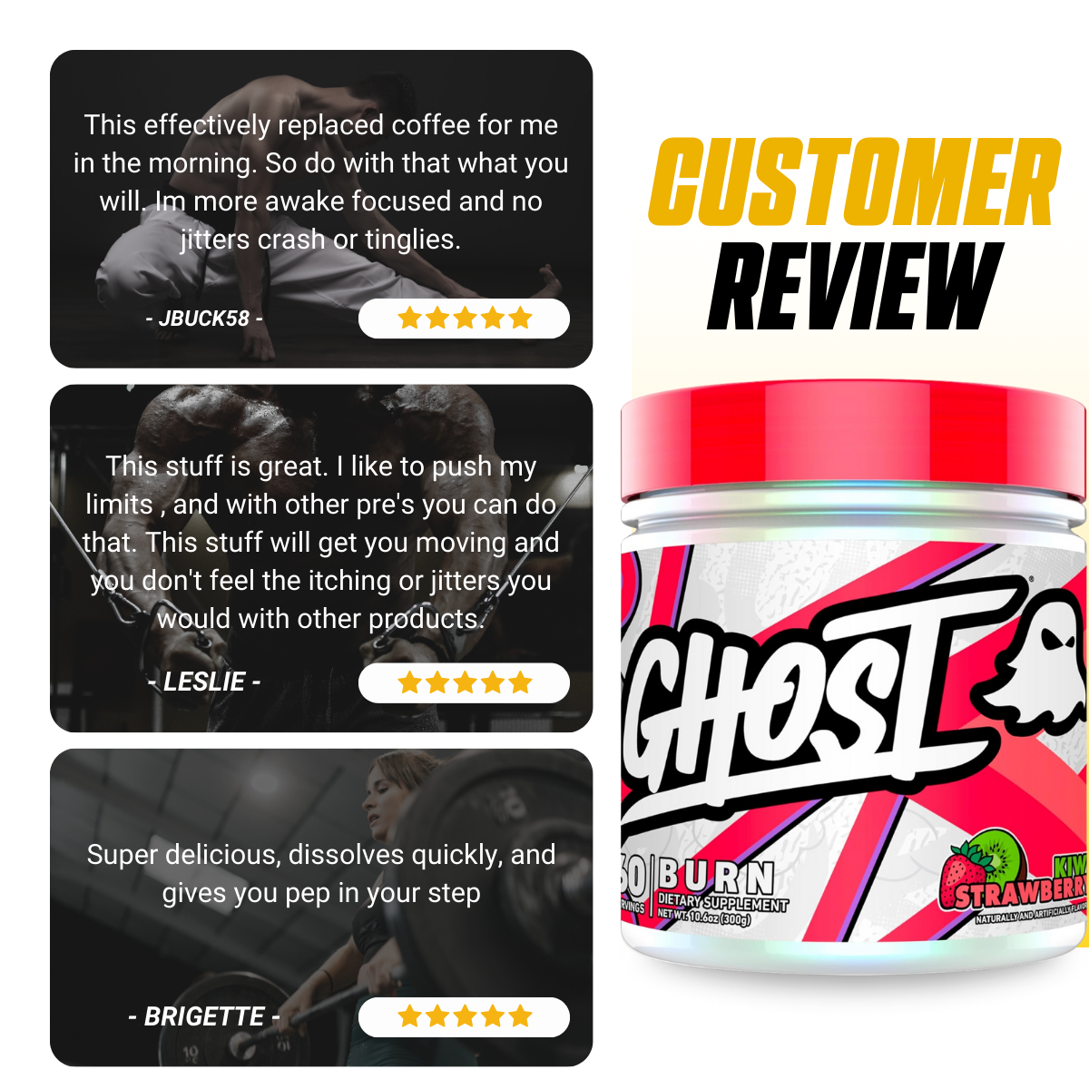 GHOST, Burn V3 Weight Management Powder, 60 Sers - Ultimate Sup Singapore