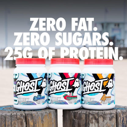 GHOST Clear Whey Isolate Protein Powder, Post Workout Drink for Muscle Gain & Recovery 20 servings - Ultimate Sup Singapore
