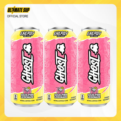GHOST, Energy Drink, 200mg Caffeine, 12 Cans - Ultimate Sup Singapore