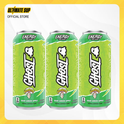 GHOST, Energy Drink, 200mg Caffeine, 12 Cans - Ultimate Sup Singapore