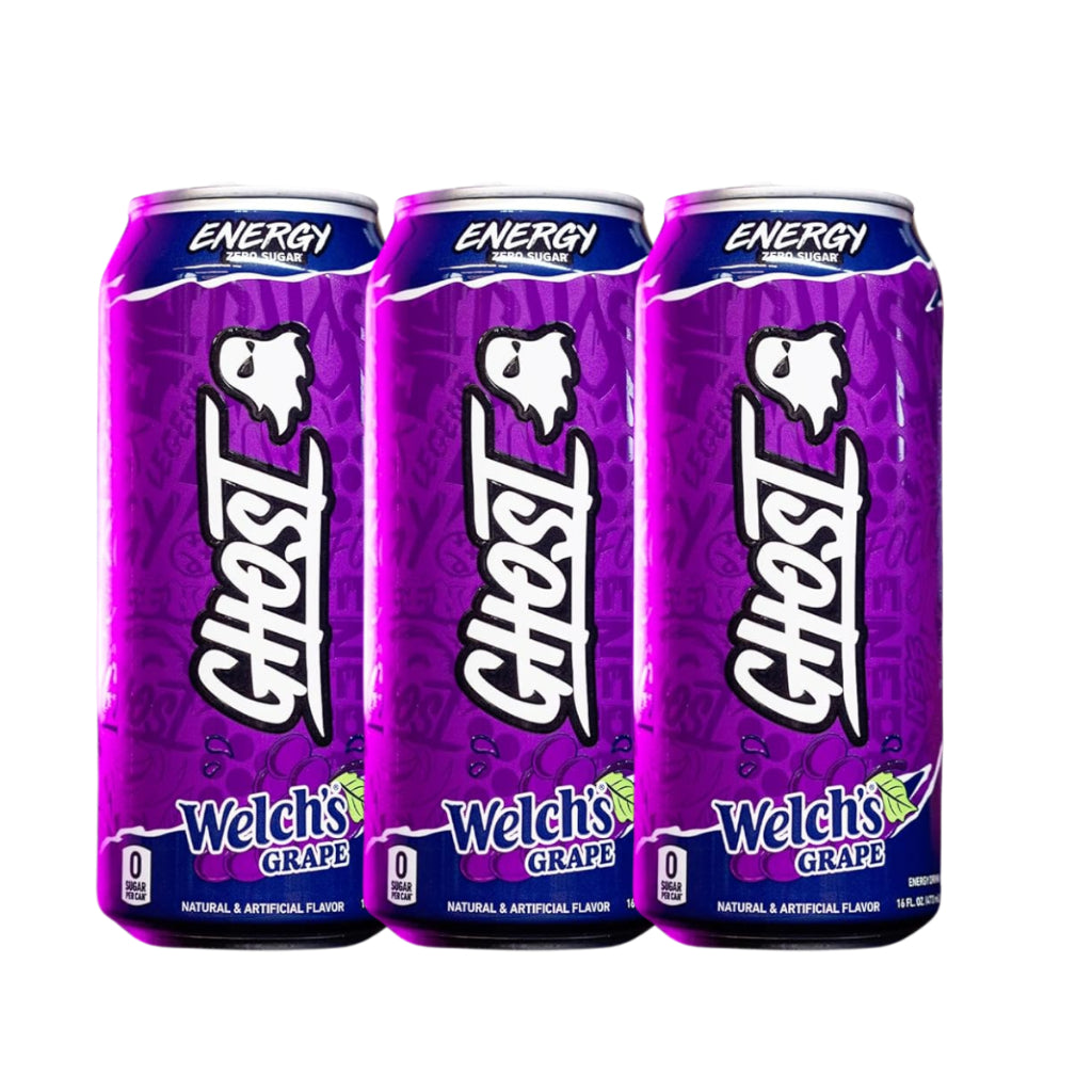 GHOST, Energy Drink, 200mg Caffeine, 12 Cans - Ultimate Sup Singapore