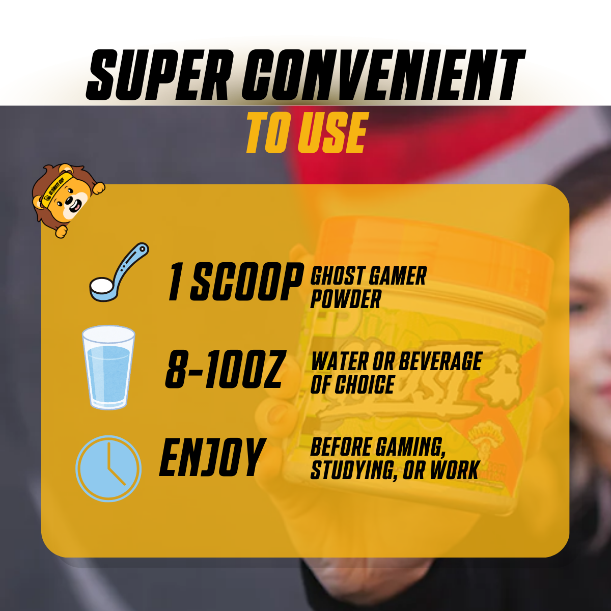 GHOST, Gamer, 40 servings - Ultimate Sup Singapore