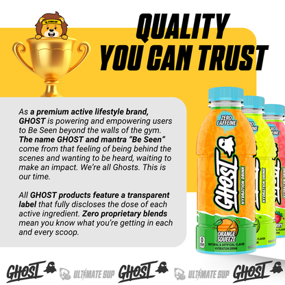 GHOST, Hydration Drink, 3-12 Bottles - Ultimate Sup Singapore