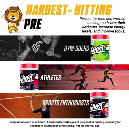 GHOST, Legend All Out Pre-Workout Powder, 20 Sers - Ultimate Sup Singapore