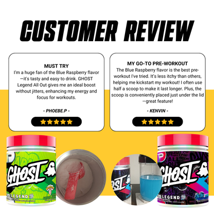 GHOST, Legend All Out Pre-Workout Powder, 20 Sers - Ultimate Sup Singapore