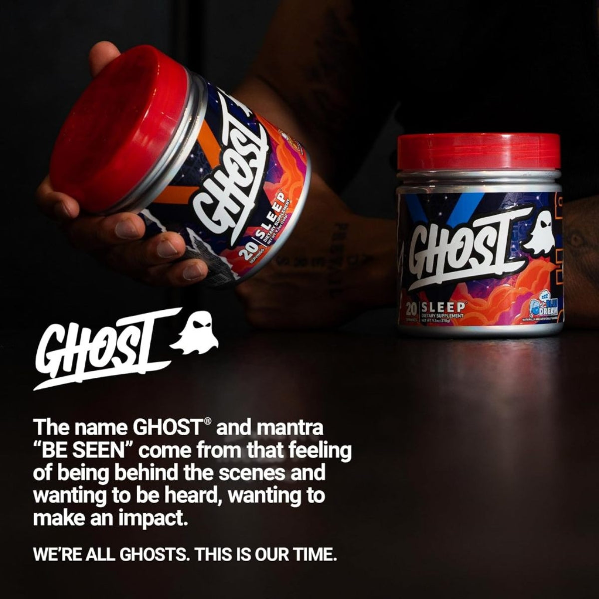GHOST Sleep Dietary Supplement, Recovery & Rest with Premium Ingredients 20 servings - Ultimate Sup Singapore