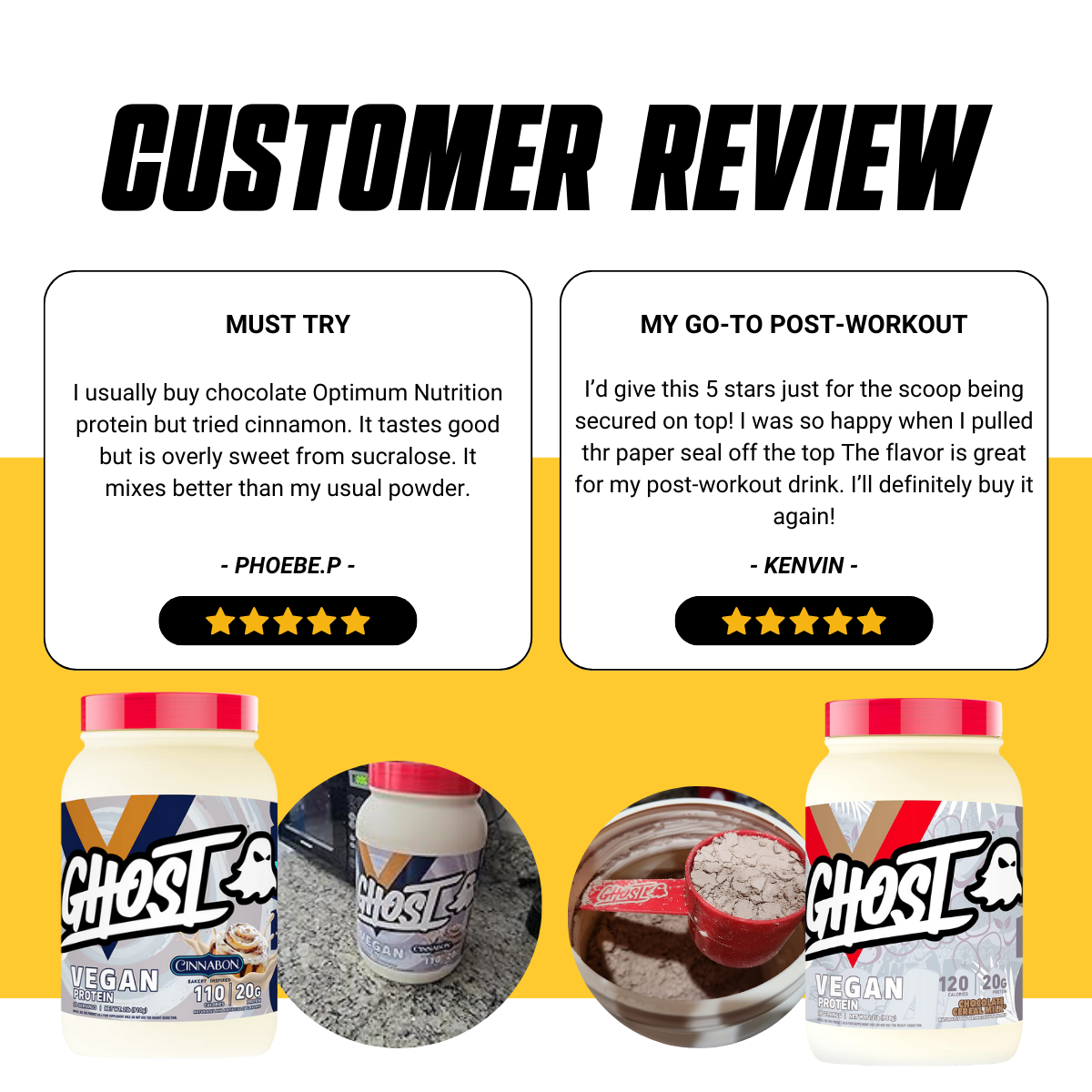 GHOST, Vegan Protein Powder, 2.2lbs - Ultimate Sup Singapore