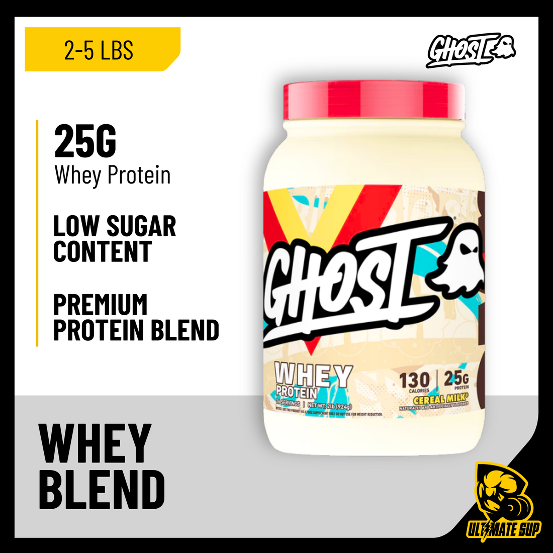 GHOST, Whey Protein Powder, 2-5lbs - Ultimate Sup Singapore