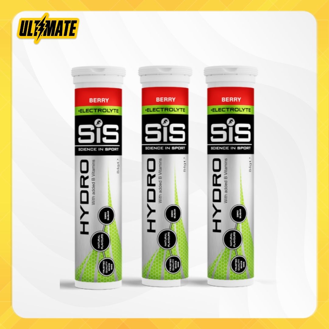 Science In Sport (SiS), Hydro Tablets, Electrolytes Drink For Hydration, Various Flavours, 20 Tablets, 4,2 gram - Ultimate Sup Singapore