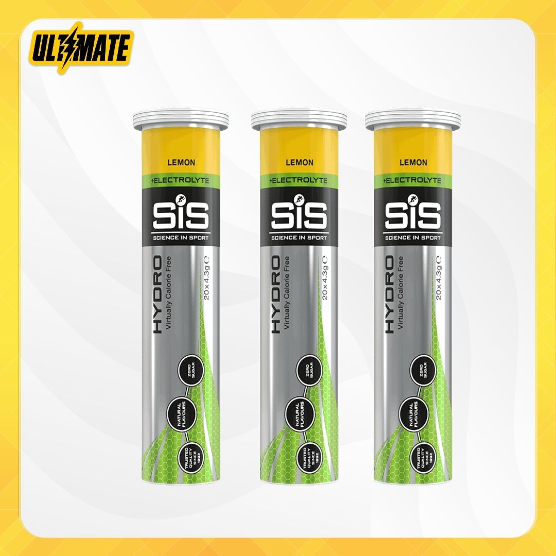 Science In Sport (SiS), Hydro Tablets, Electrolytes Drink For Hydration, Various Flavours, 20 Tablets, 4,2 gram - Ultimate Sup Singapore