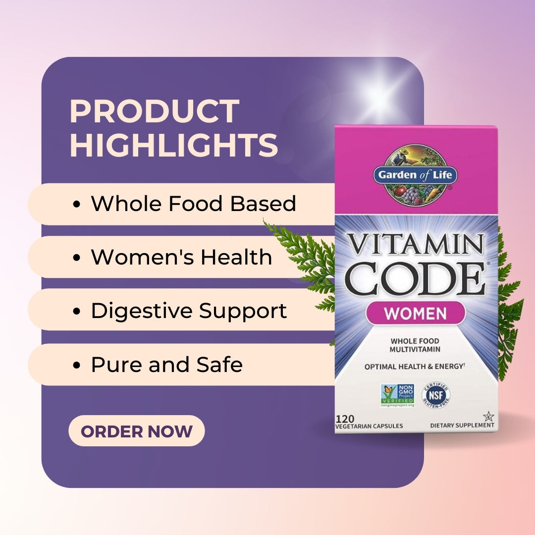 Garden of Life Multivitamin for Women, 120 caps - Ultimate Sup Singapore