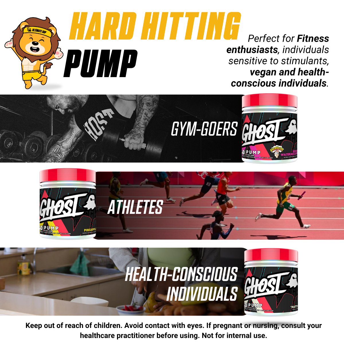 Ghost, Pump V2 Pre Workout, 40 Sers - Ultimate Sup Singapore