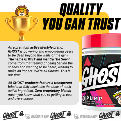 Ghost, Pump V2 Pre Workout, 40 Sers - Ultimate Sup Singapore