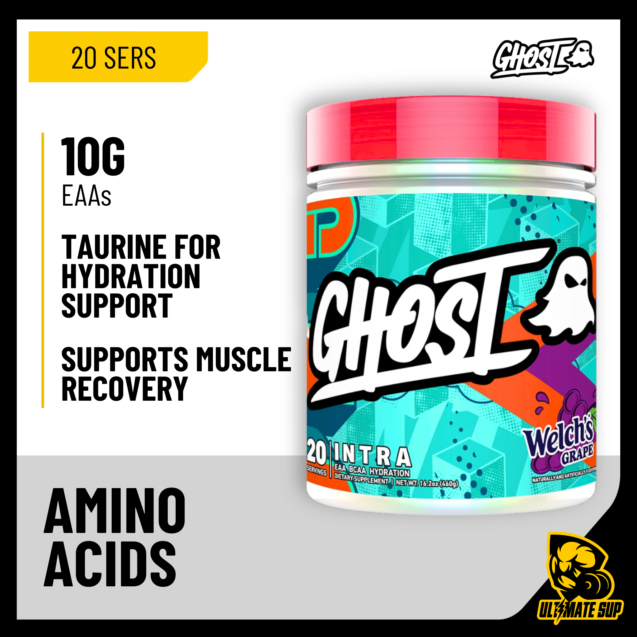 Ghost, Intra, 16.2 oz (460 g) - Ultimate Sup Singapore