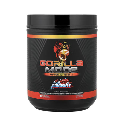 Gorilla Mind, Gorilla Mode Nitric Upgraded Stimulant Free Pre-Workout, Massive Pumps 40 servings - Ultimate Sup Singapore
