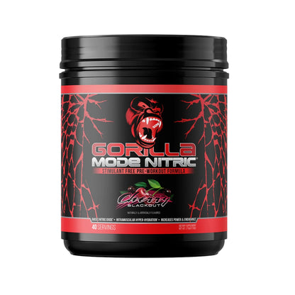 Gorilla Mind, Gorilla Mode Nitric Upgraded Stimulant Free Pre-Workout, Massive Pumps 40 servings - Ultimate Sup Singapore