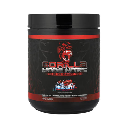 Gorilla Mind, Gorilla Mode Nitric Upgraded Stimulant Free Pre-Workout, Massive Pumps 40 servings - Ultimate Sup Singapore
