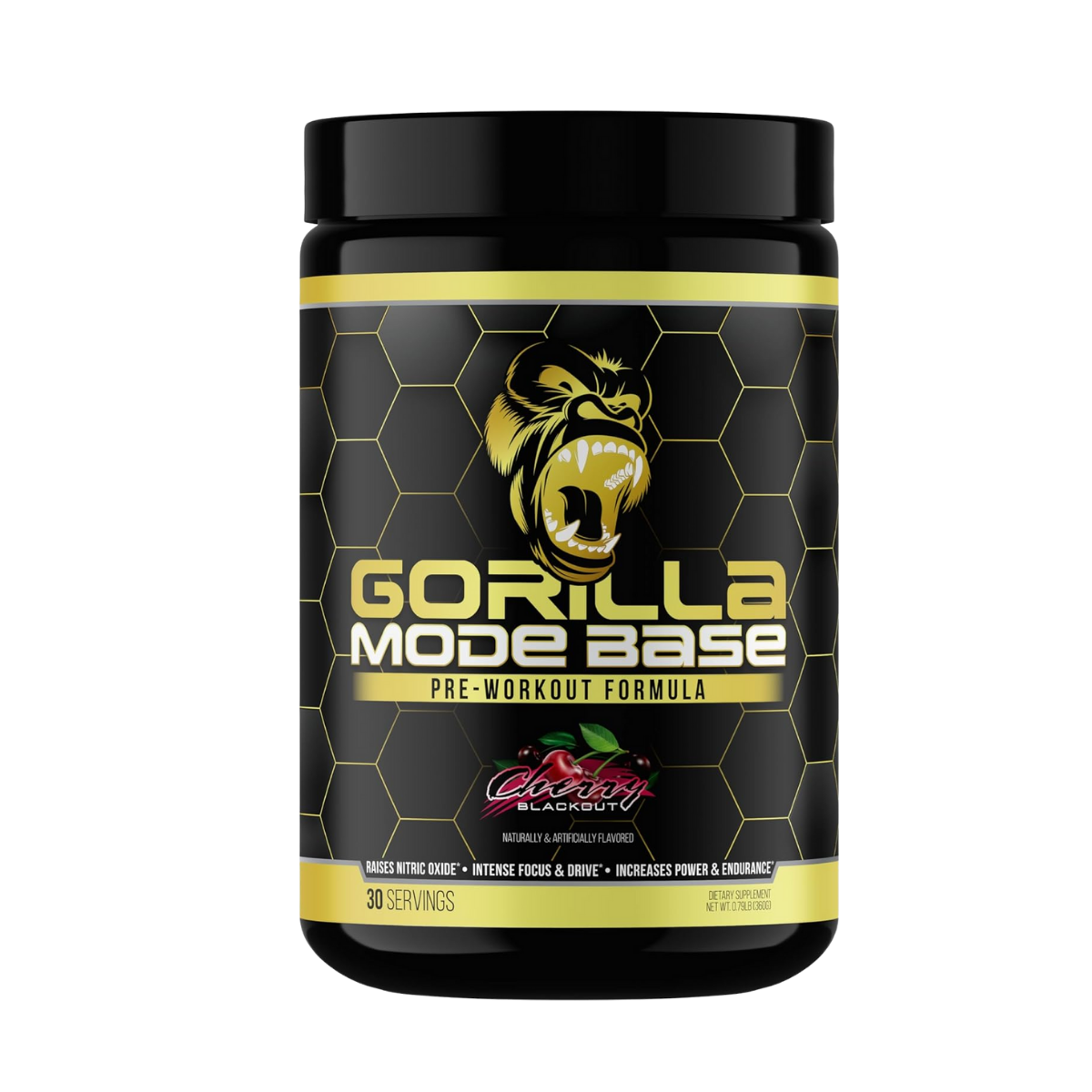 Gorilla Mode Base Pre Workout, Intense Focus & Drive Endurance, Incredible Taste 30 sers - Ultimate Sup Singapore