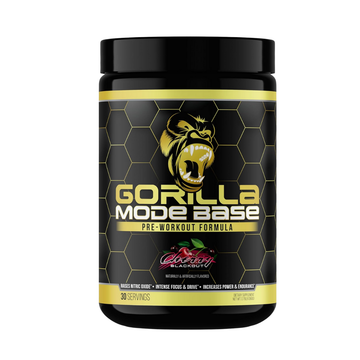 Gorilla Mode Base Pre Workout, Intense Focus & Drive Endurance, Incredible Taste 30 sers - Ultimate Sup Singapore